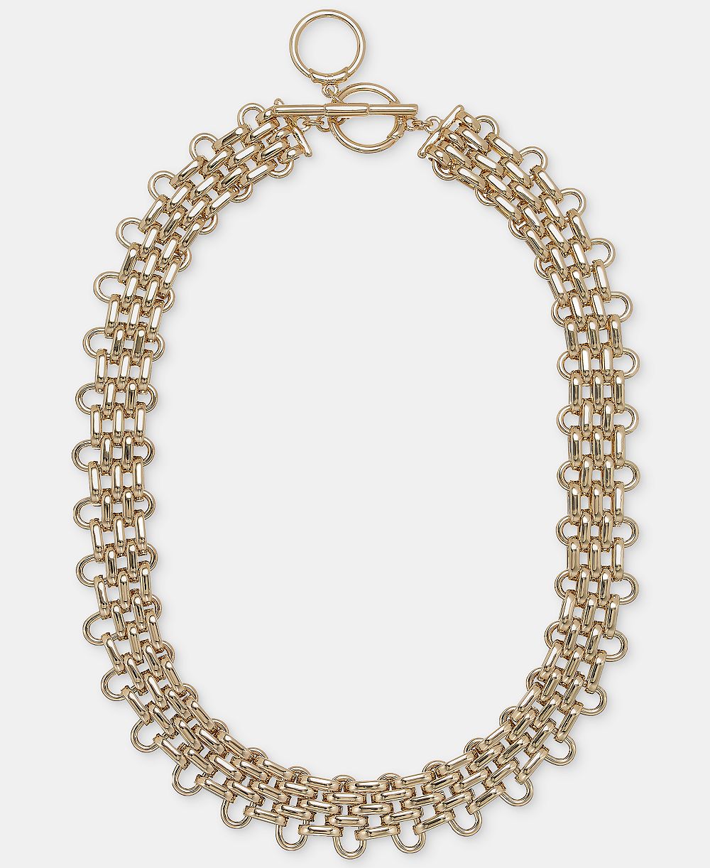 Ожерелье Lauren Ralph Lauren Gold-Tone 16" Rolo Link Collar