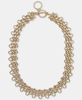 Ожерелье Lauren Ralph Lauren Gold-Tone 16" Rolo Link Collar