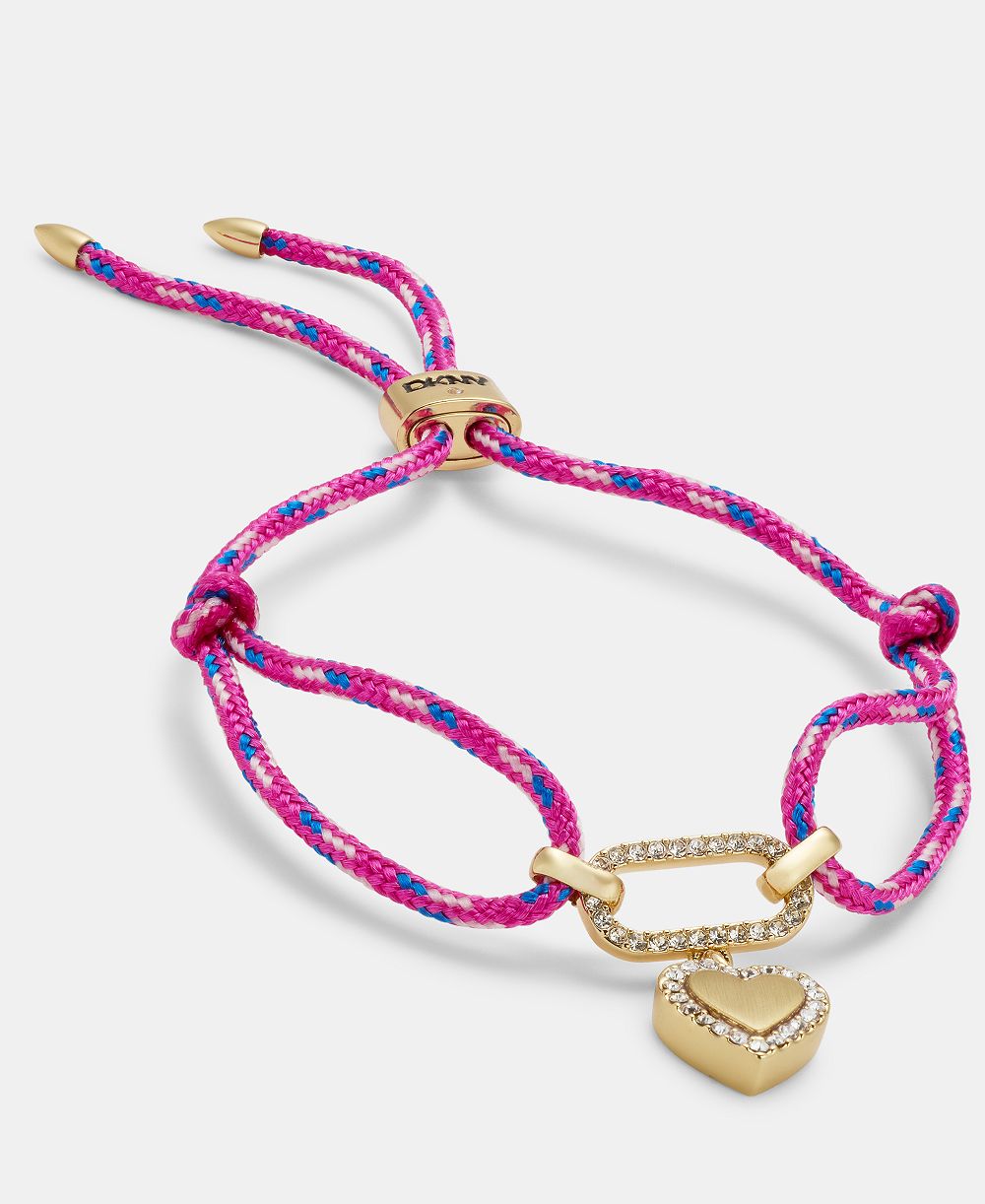 DKNY Pavé Heart Charm браслет