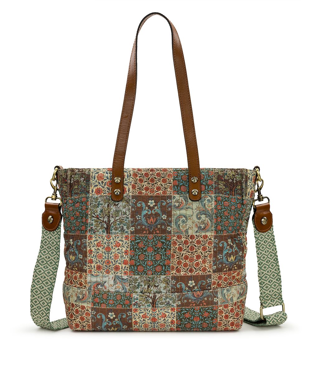 Patricia Nash Quilted Cotton Perugia Medium Tote Handbag