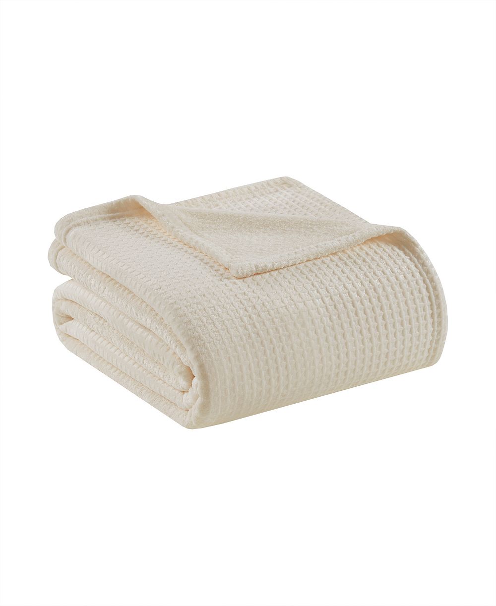 Premier Comfort Cozy Waffle Plush Blanket, Full/Queen