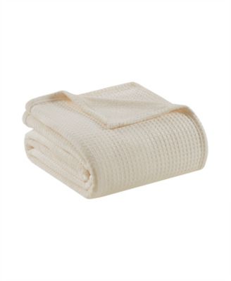 Premier Comfort Cozy Waffle Plush Blanket, Full/Queen