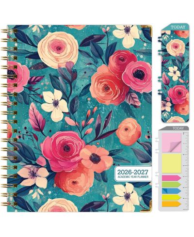 Teal floral