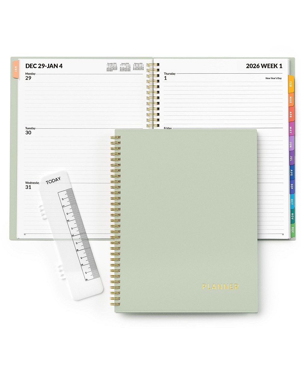 Ежедневник GNUADZ Academic Planner 2026-2027 Weekly Monthly Spiral-bound