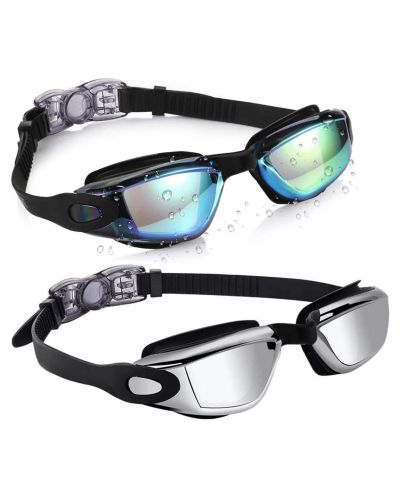 Aqua black silver