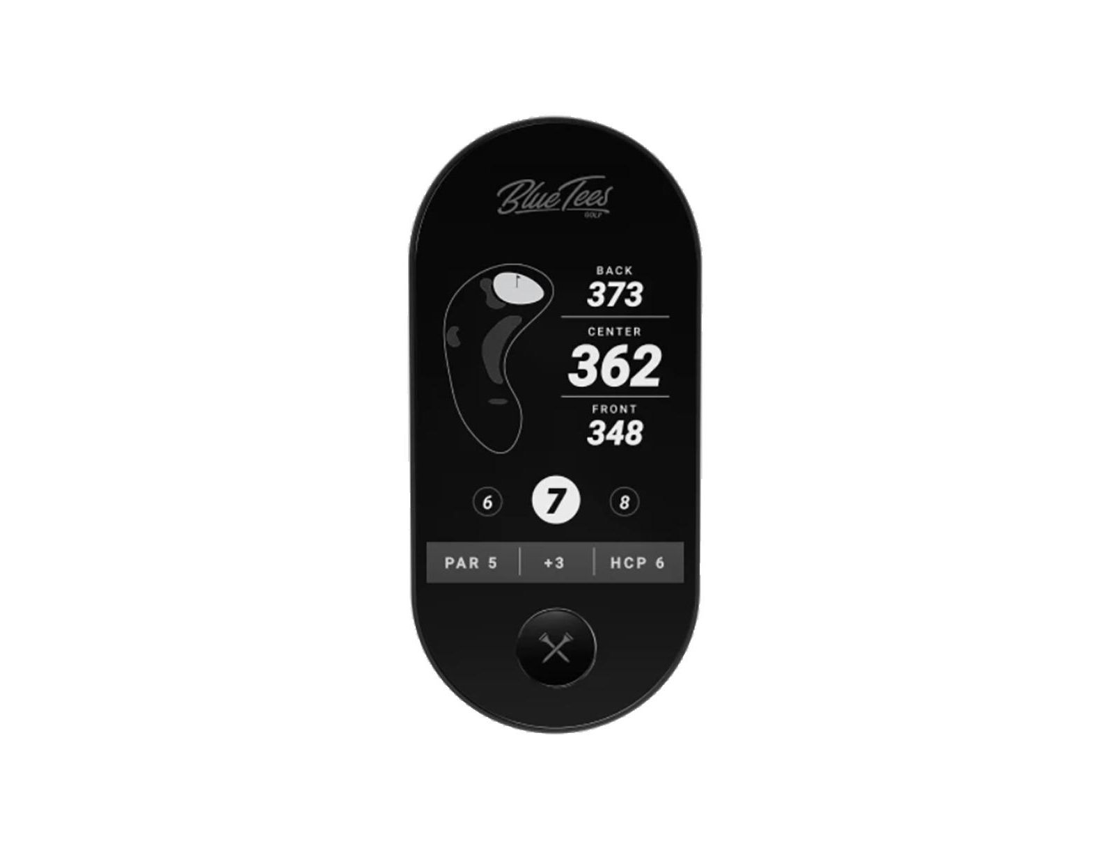 Blue Tees Golf Портативный GPS-навигатор для гольфа The Ringer