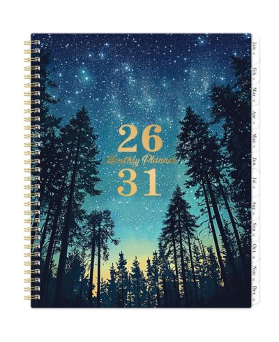 GNUADZ 5-Year Monthly Planner 2026-2031 Pocket Tabs Notes