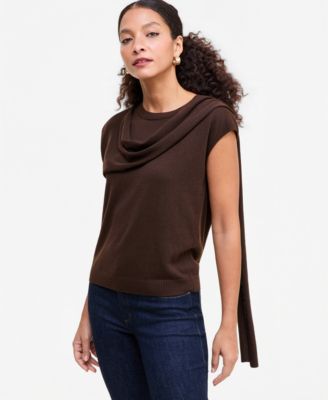 Женский свитер I.N.C. International Concepts с шарфом, без рукавов, эксклюзив Macy's
