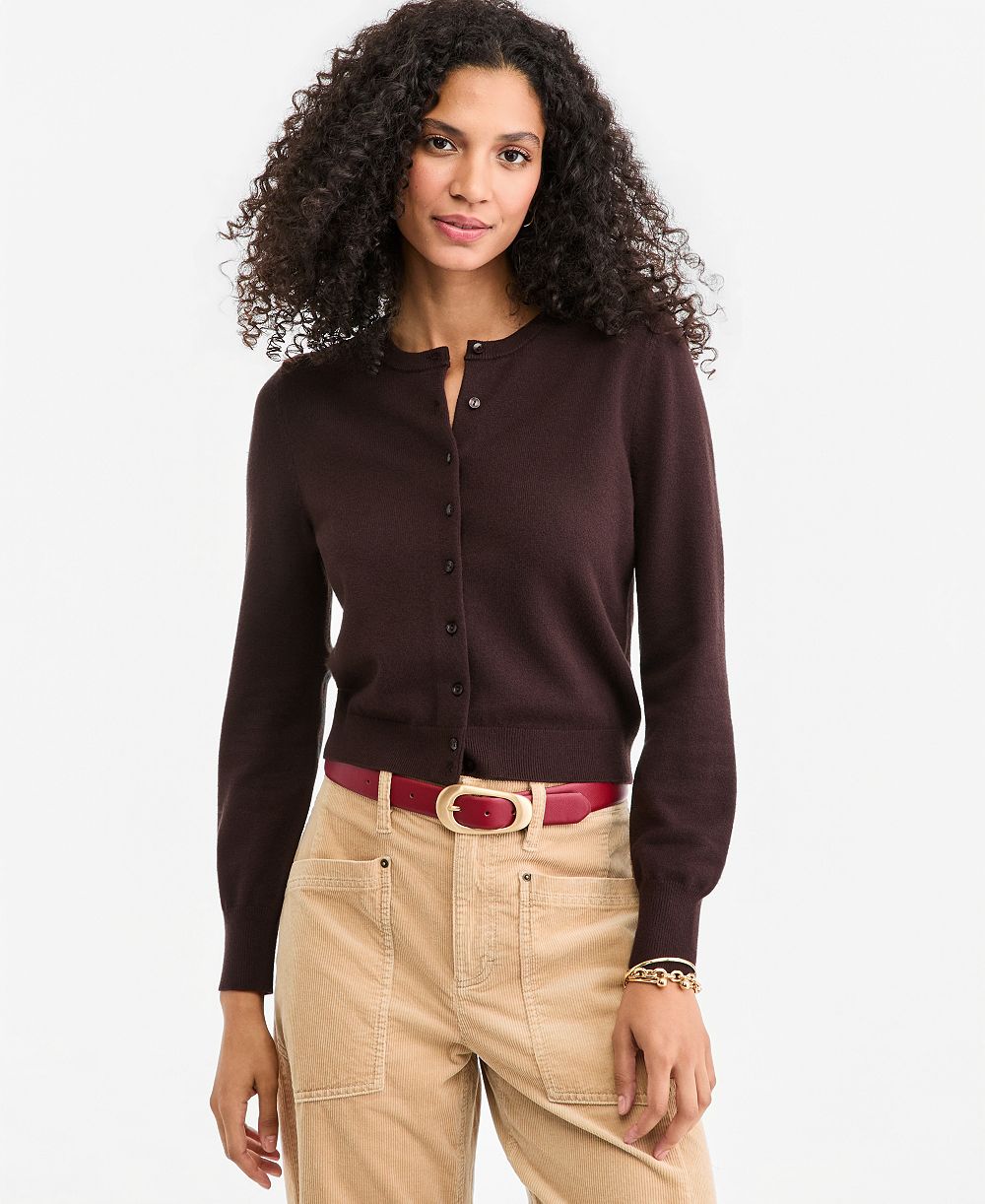 On 34th Women's Crewneck Long-Sleeve Cropped Cardigan, Macy's Exclusive