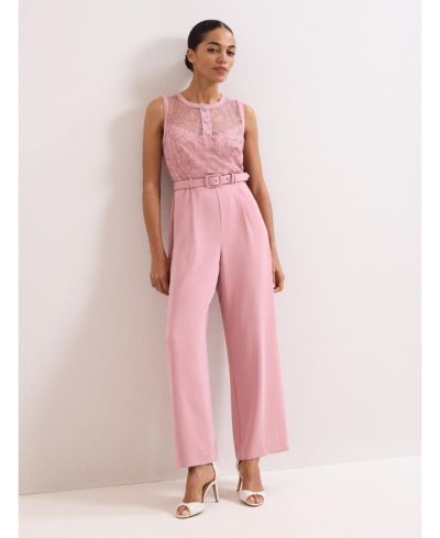 Женский комбинезон Phase Eight Ivanna Lace Bodice Belted