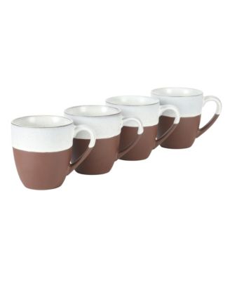 Gibson Home William Crest набор кофейных кружек 4 шт, 15oz керамика, assorted colors