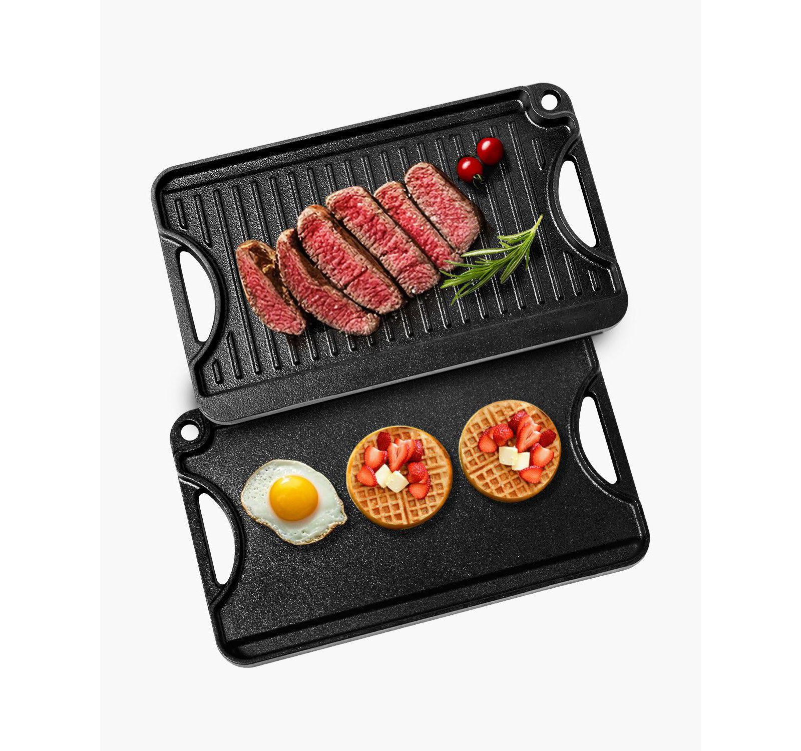 Чугунная сковорода Mecale Reversible Grill/Griddle 14" x 8.5"
