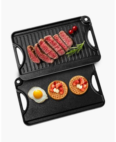 Чугунная сковорода Mecale Reversible Grill/Griddle 14" x 8.5"