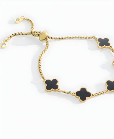 Mint & Lily Clover Enamel Bracelet