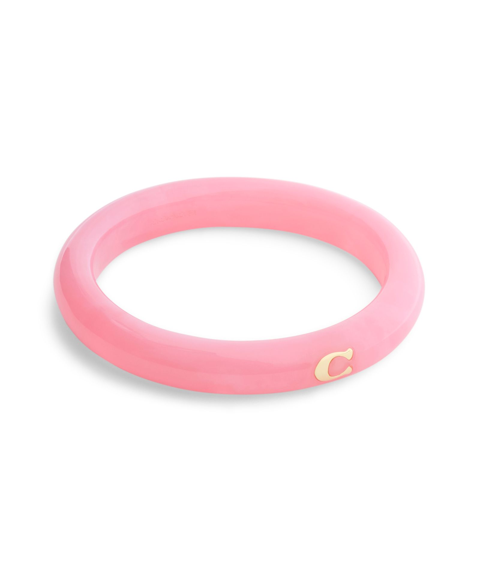 Браслет COACH Pink Signature C Resin Bangle