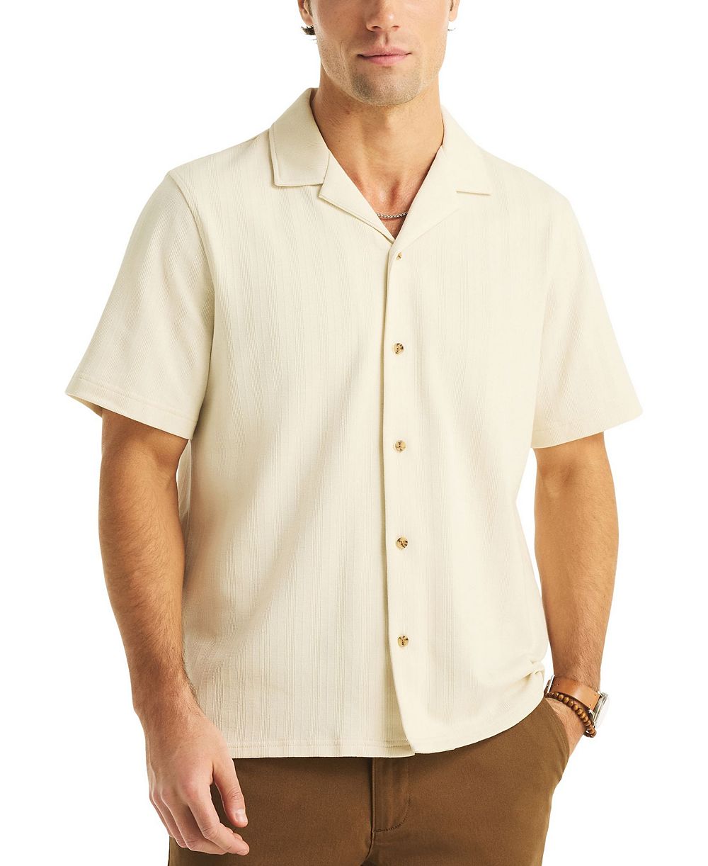 Мужская рубашка Nautica Jacquard Regular-Fit