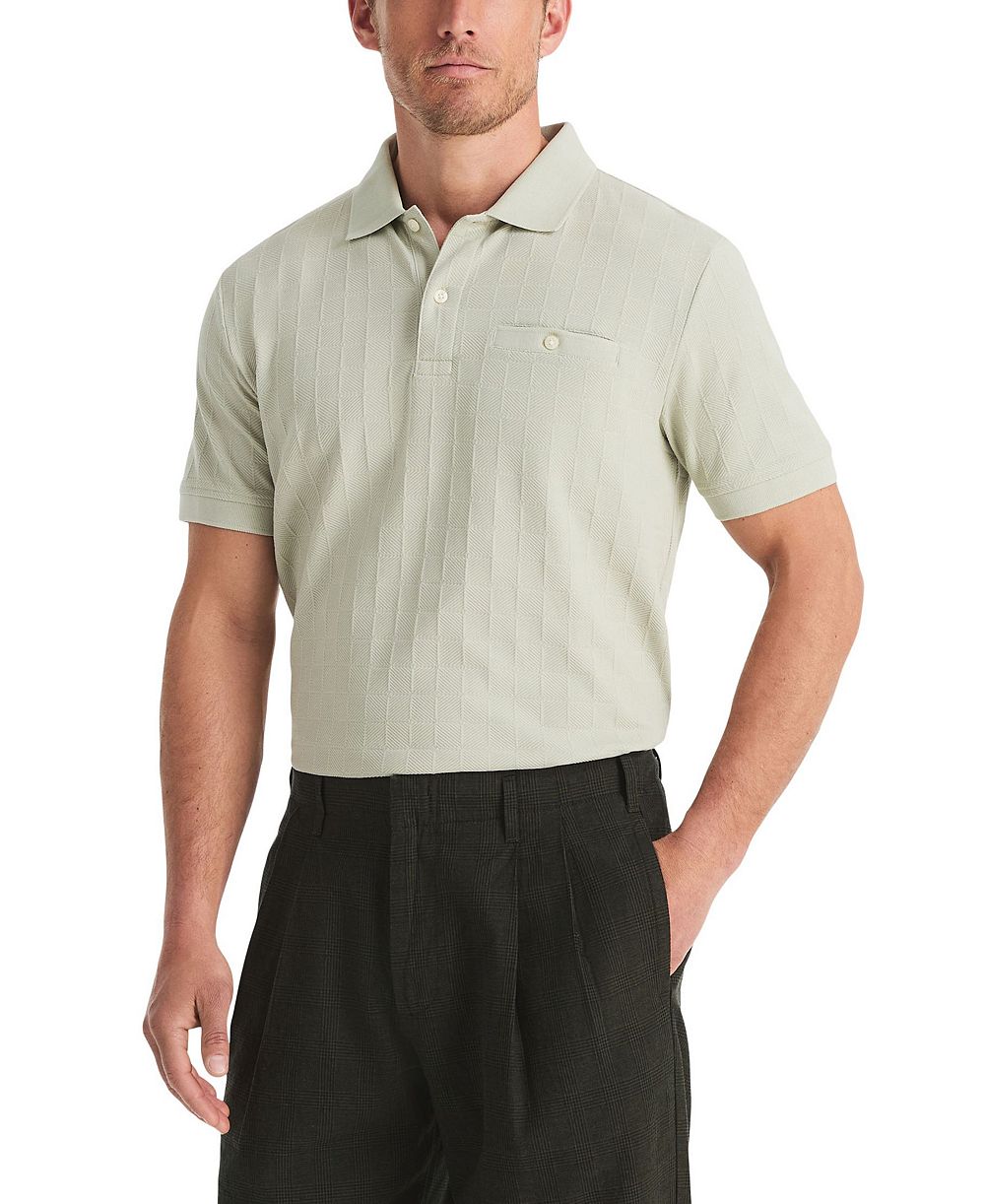 Мужская рубашка-поло Nautica Jacquard Jersey