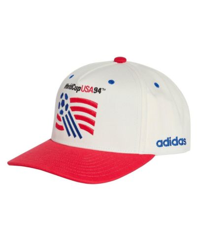 adidas Мужская и Женская кепка USMNT 1994 World Cup Graphic Adjustable, White/Red