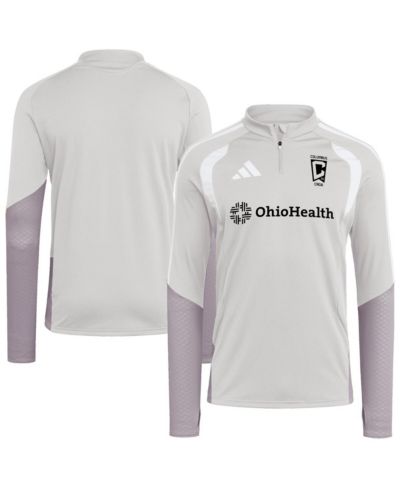 Мужская тренировочная толстовка Adidas Silver Columbus Crew 2026 Tiro Competition Quarter-Zip