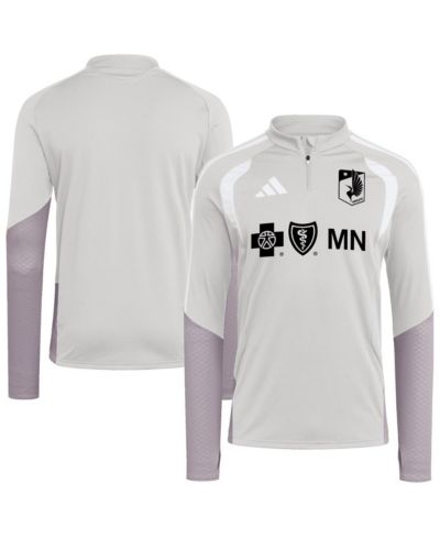 Adidas Мужская тренировочная толстовка Minnesota United FC 2026 Tiro Silver