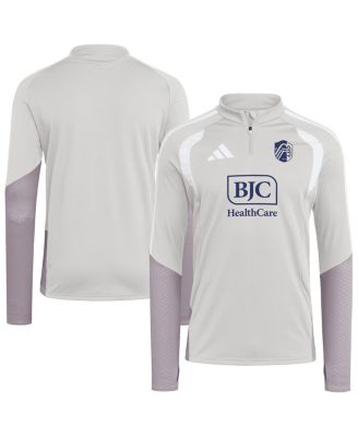 adidas Мужской тренировочный свитшот Tiro Competition Silver St. Louis CITY SC 2026 с молнией