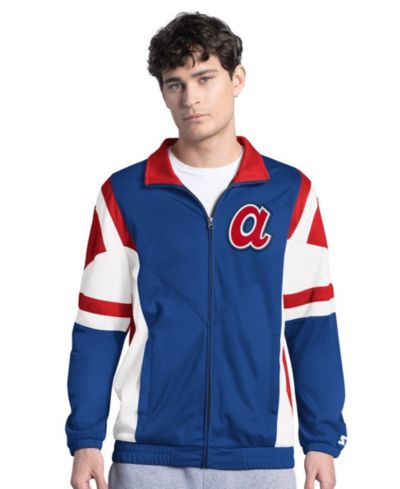 Starter Мужская спортивная куртка Atlanta Braves Royal/Red