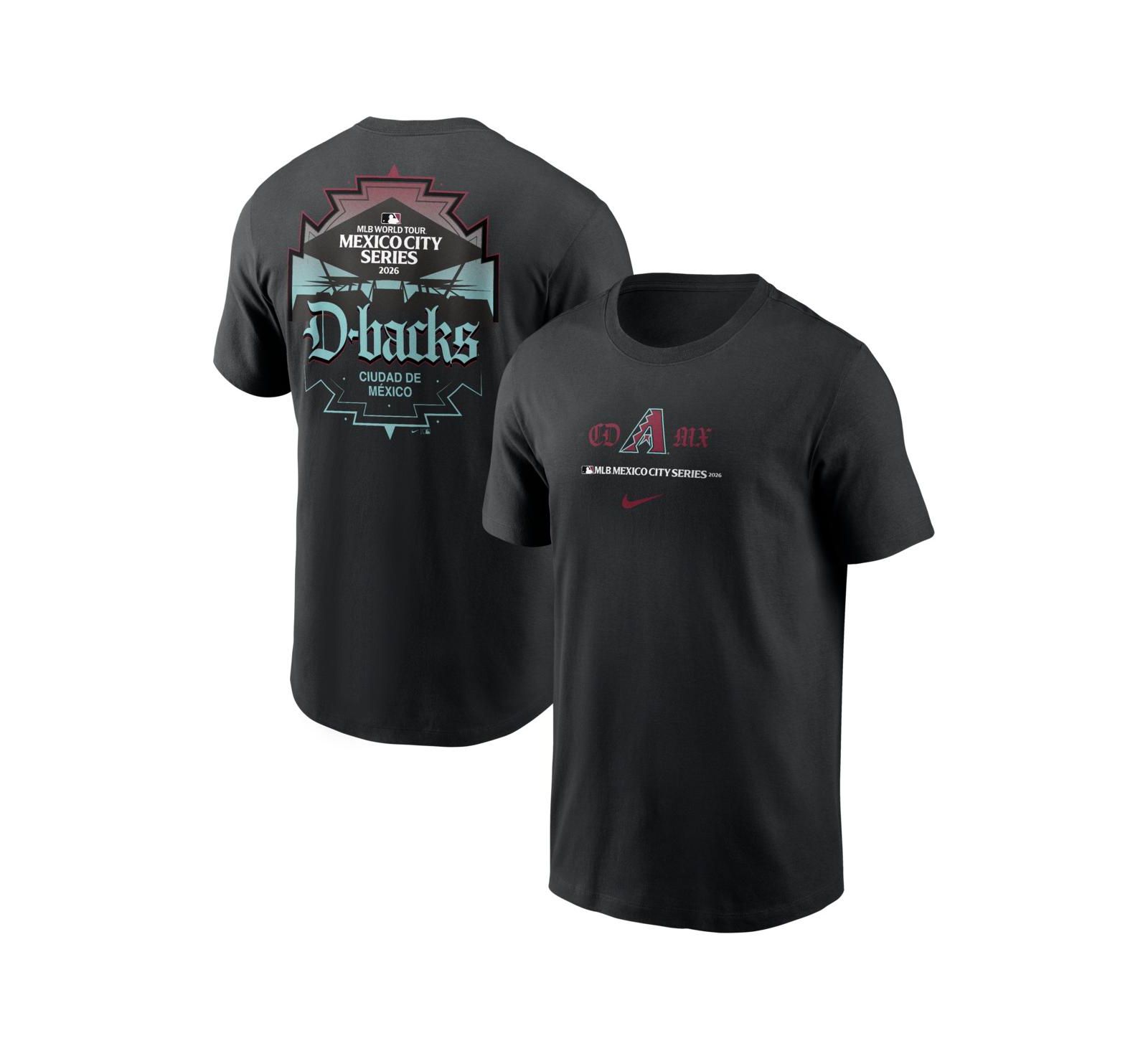Мужская футболка Nike Black Arizona Diamondbacks MLB World Tour