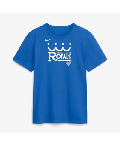 Мужская футболка Nike Royal Kansas City Royals 2026 City Connect Wordmark