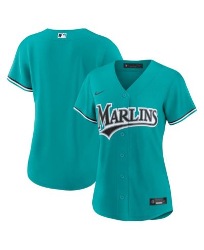 Женская джерси Nike Miami Marlins Alternate Replica, бирюзовый цвет