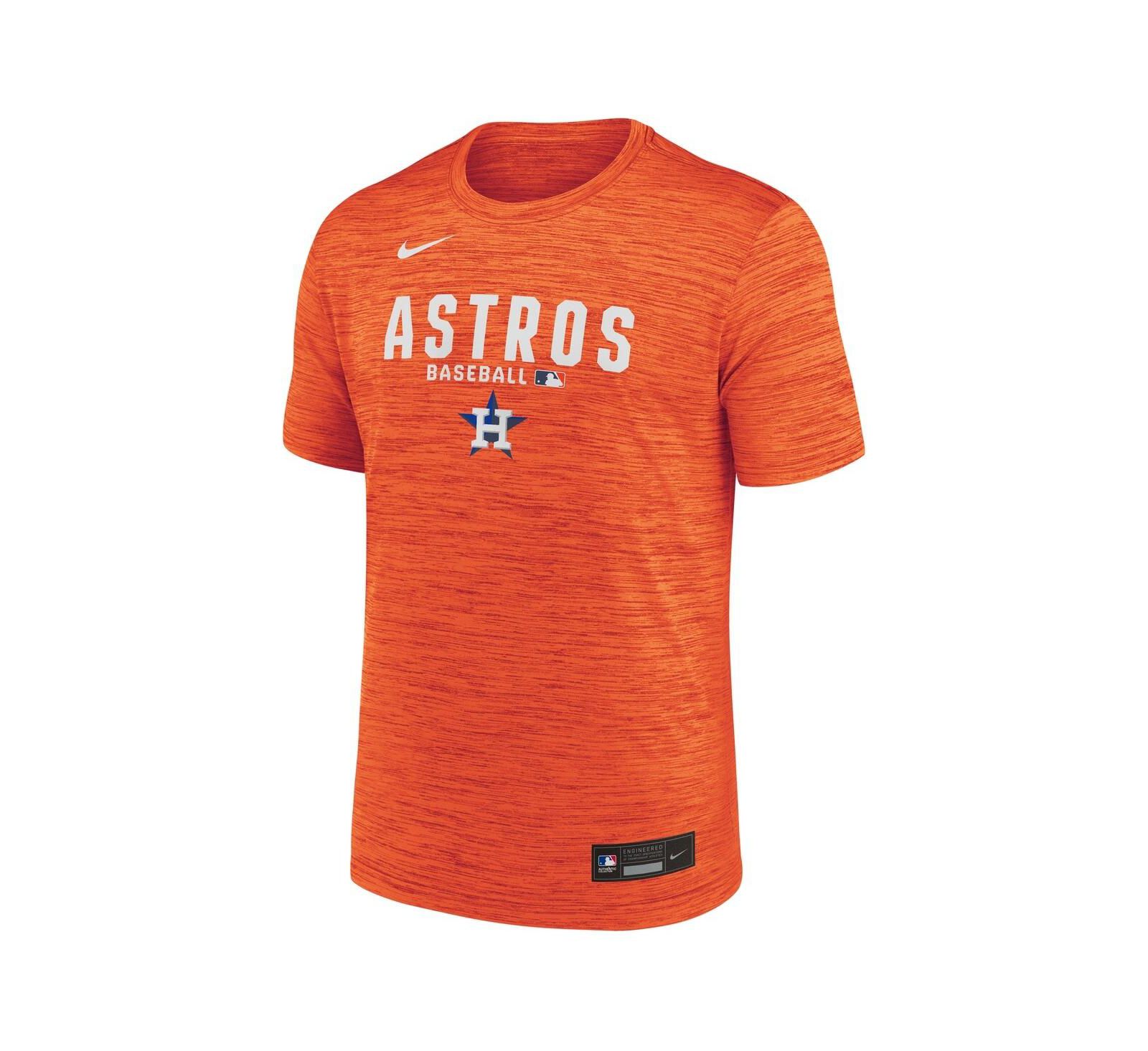 Nike Men's Orange Houston Astros Authentic Collection Velocity Dri-FIT T-Shirt