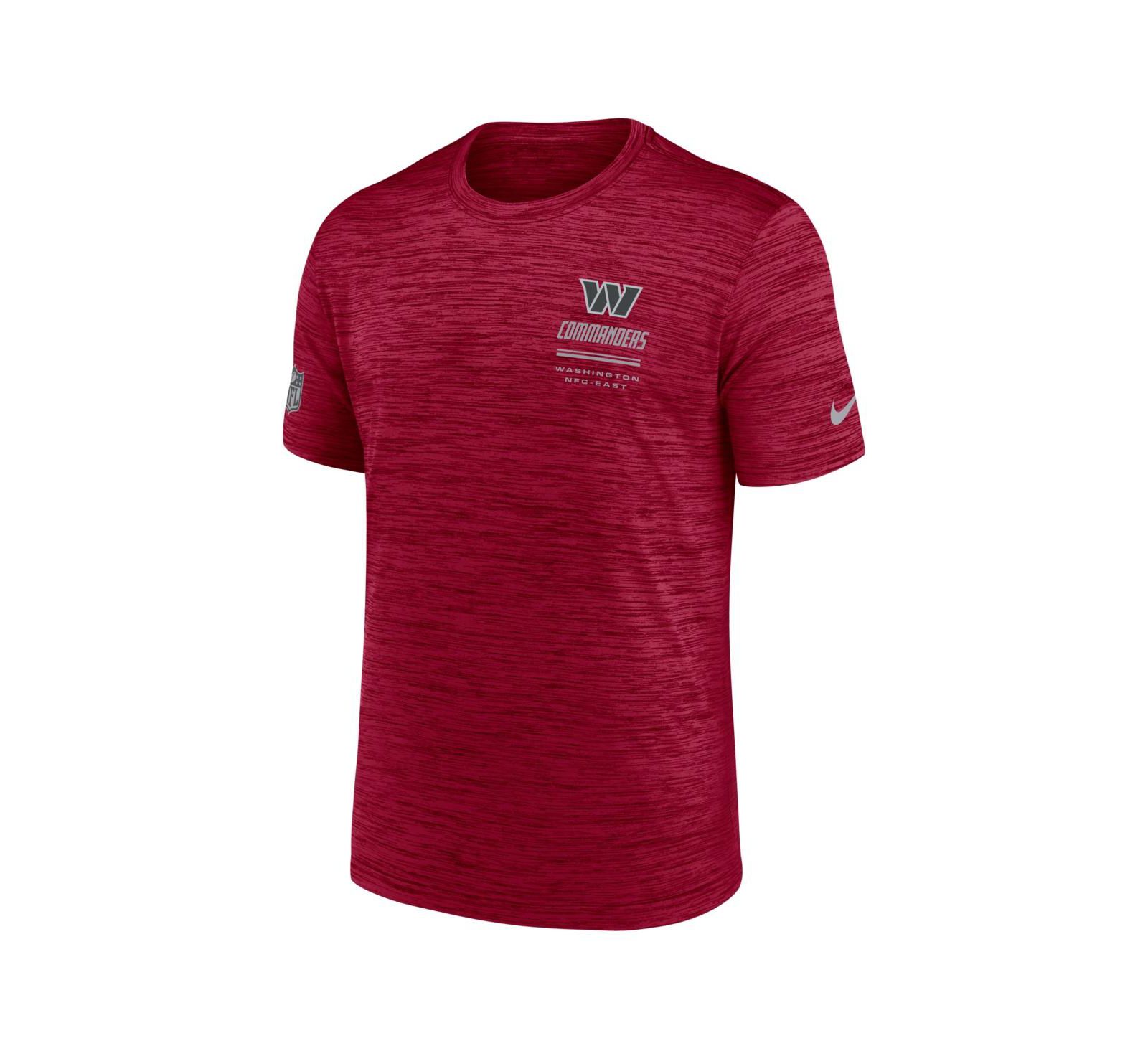 Футболка Nike Men's Burgundy Washington Commanders Sideline Double Covered Dri-FIT Velocity