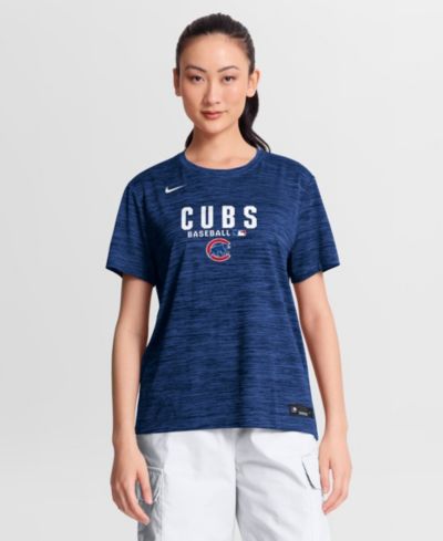 Женская футболка Nike Chicago Cubs Authentic Collection Velocity Dri-FIT, цвет Royal