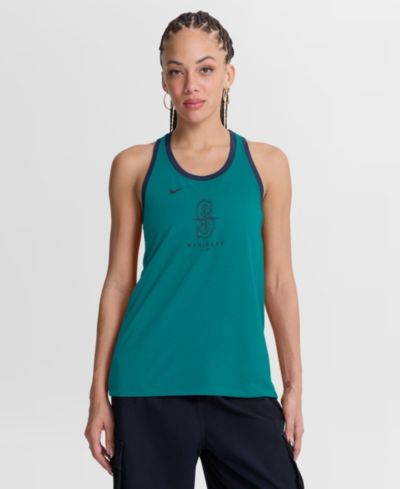 Nike Женский майка-топ racerback Dri-FIT в цвете Teal Seattle Mariners