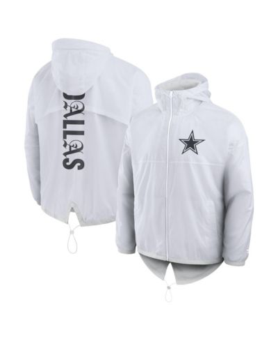 Мужская куртка Fanatics White Dallas Cowboys Type Play Down Full-Zip
