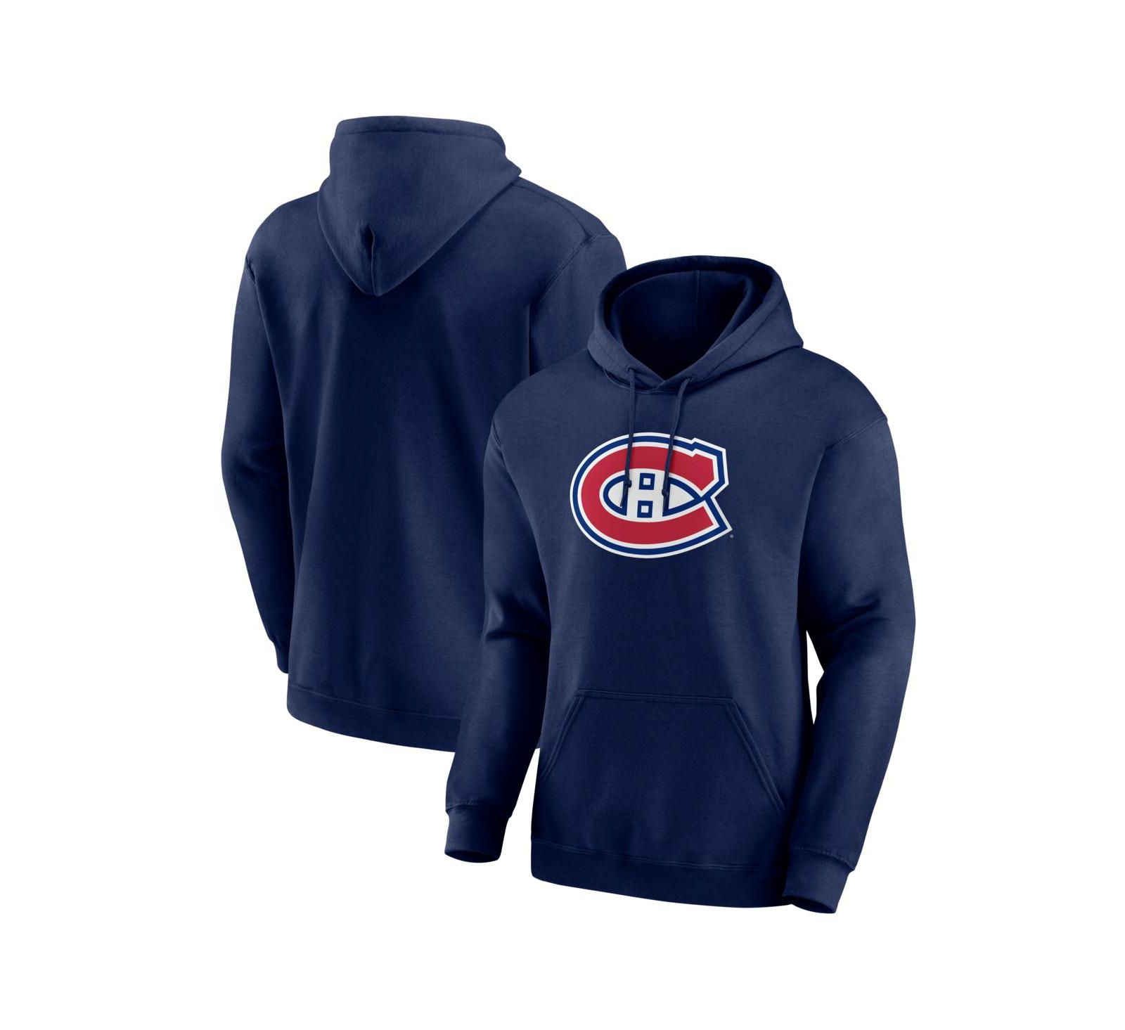 Logo Athletic Men's Montreal Canadiens худи Essential темно-синего цвета