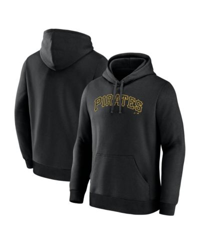 Logo Athletic Men's Black Pittsburgh Pirates Wordmark Hoodie