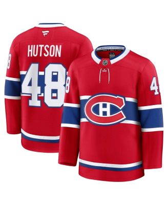 Fanatics Men's Lane Hutson Red Montreal Canadiens Home Premium Jersey