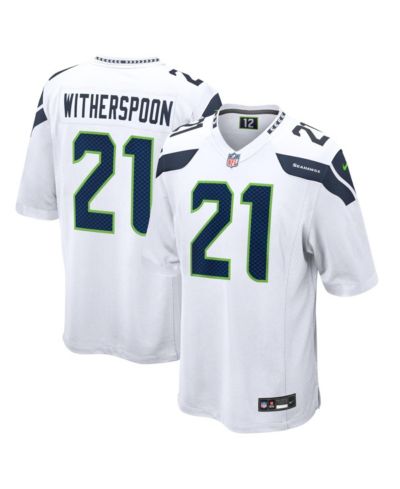 Nike Мужская игровая джерси Seattle Seahawks Devon Witherspoon белого цвета