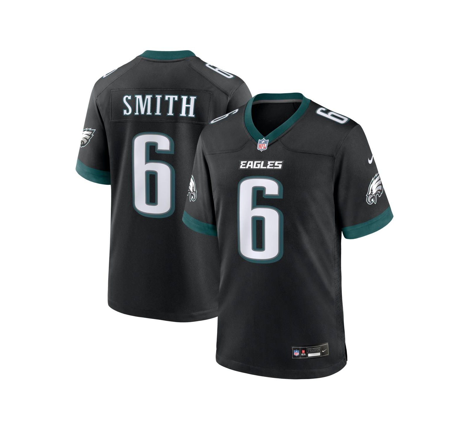 Nike Men's Devonta Smith Black Philadelphia Eagles Alternate Game Jersey