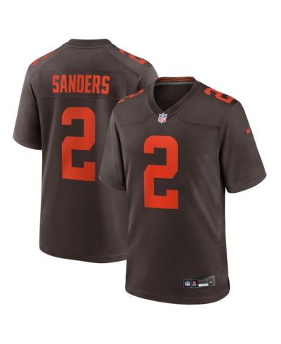 Nike Men's Shedeur Sanders Brown Cleveland Browns Alternate Game Jersey