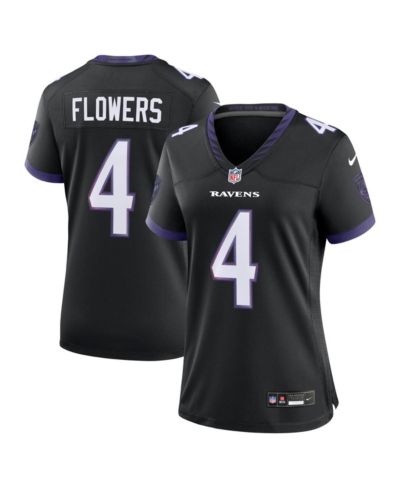 Женская джерси Nike Zay Flowers Baltimore Ravens Alternate Game Black