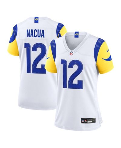 Женская игровая джерси Nike Puka Nacua Los Angeles Rams, белая