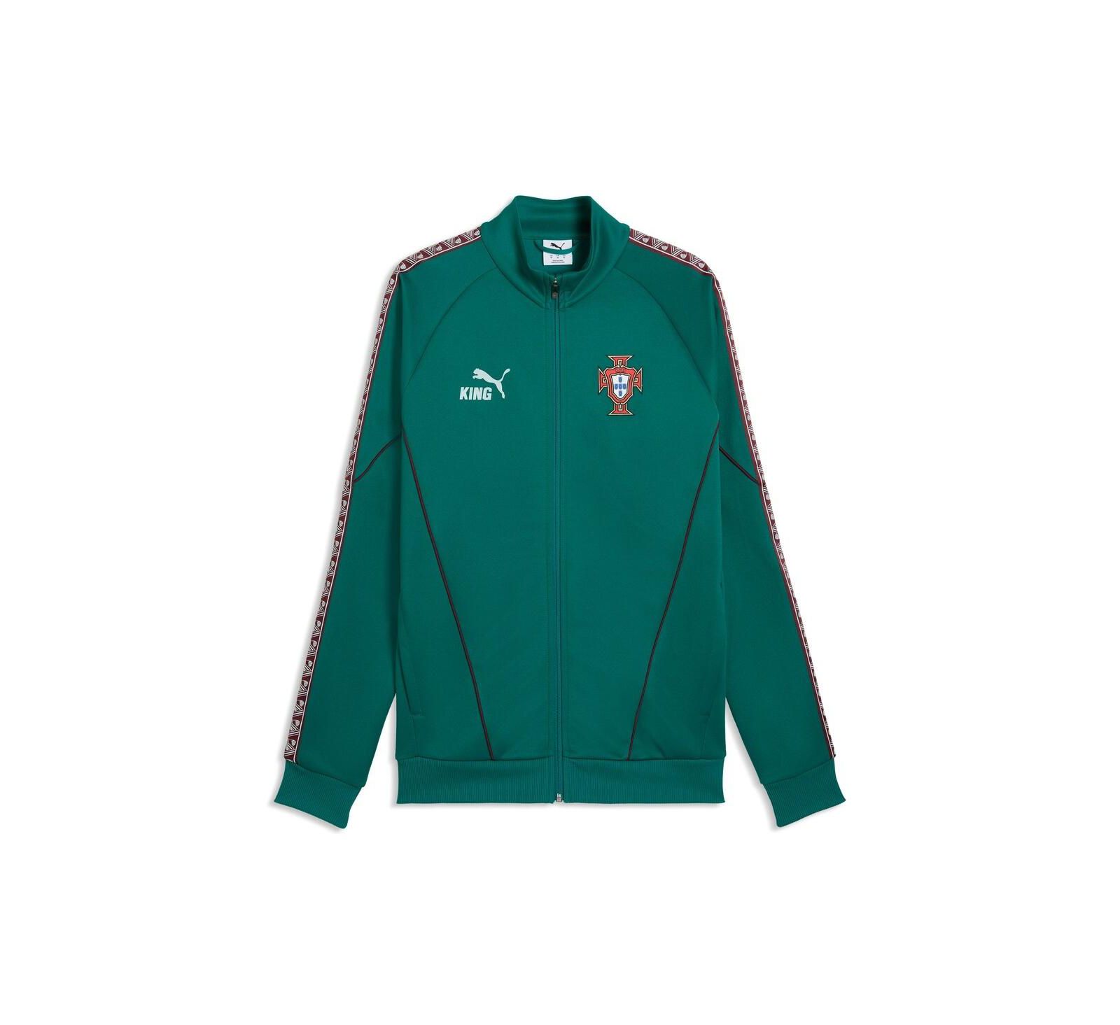 Puma Men's Green Portugal National Team King Anthem Full-Zip Jacket