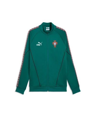 Мужская ветровка Puma Green Portugal National Team King Anthem Full-Zip