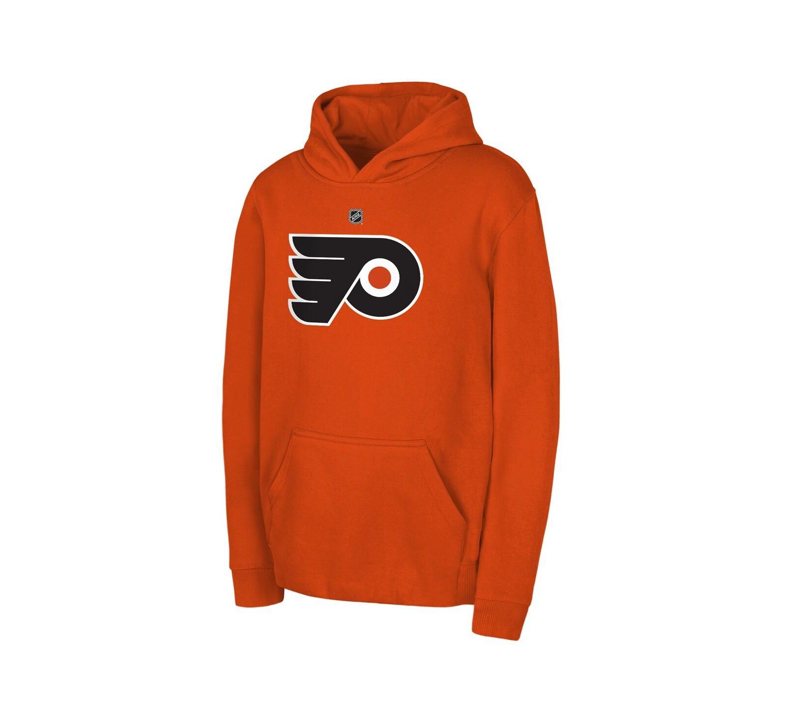 Толстовка Outerstuff Orange Philadelphia Flyers Primary Logo Pullover Hoodie для детей
