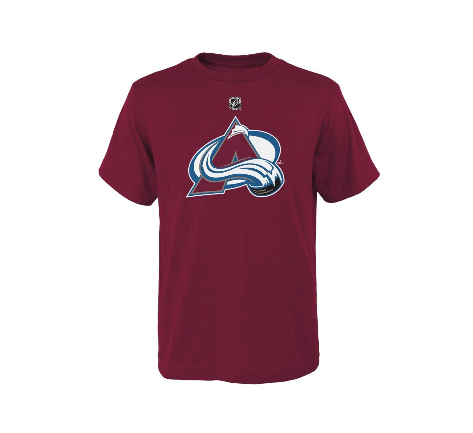 Футболка Outerstuff Big Boys and Girls Burgundy Colorado Avalanche Primary Logo