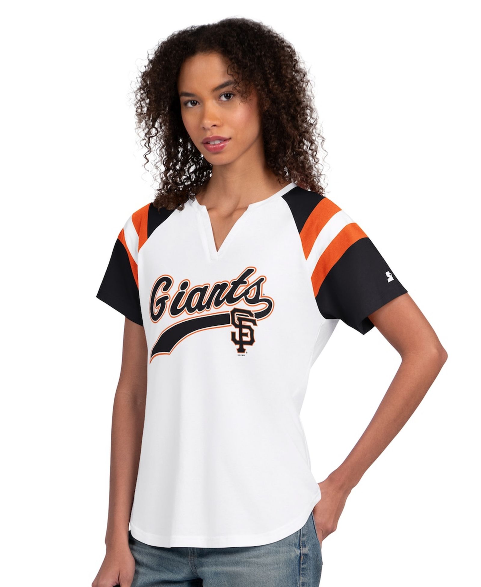 Starter Женская футболка Raglan San Francisco Giants White