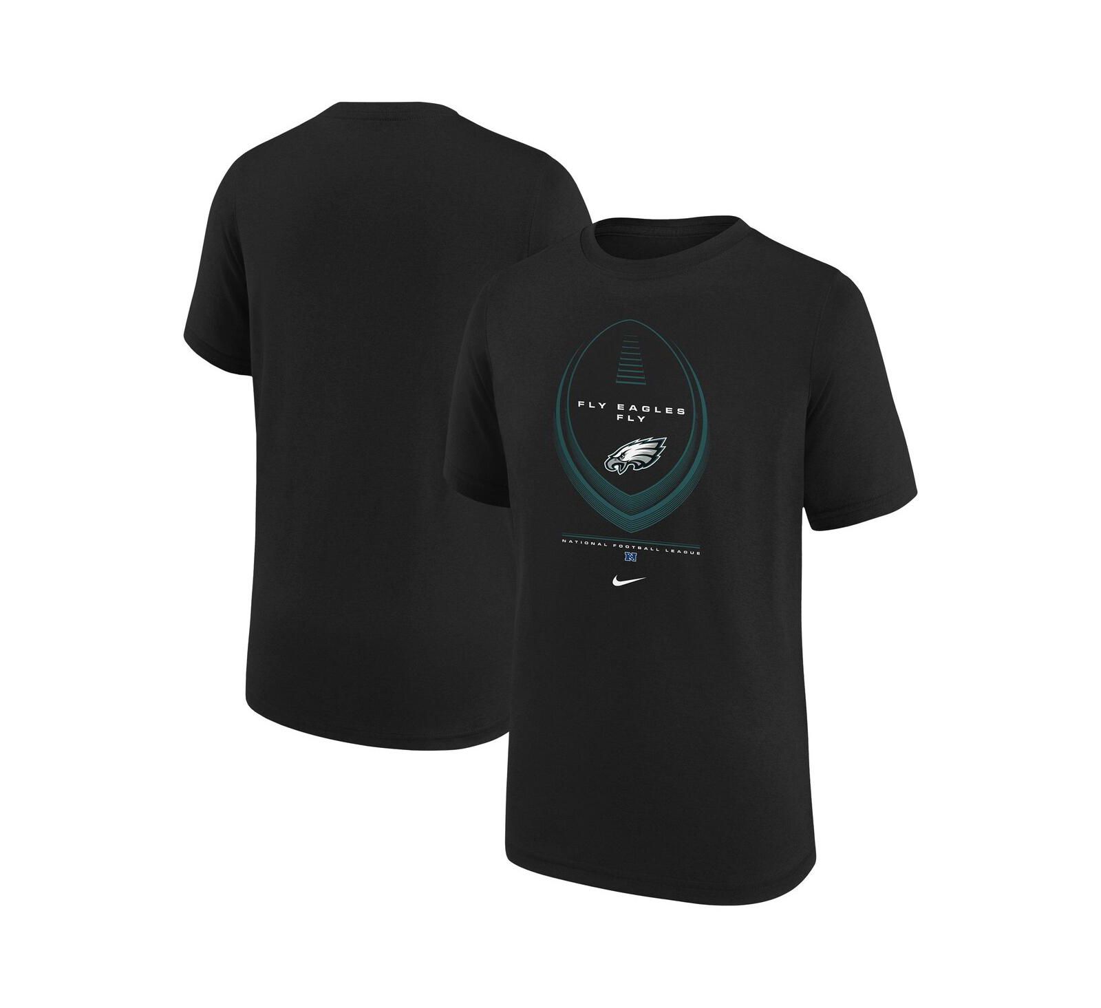 Футболка Nike Dri-FIT Philadelphia Eagles Icon Legend для мальчиков и девочек, черная