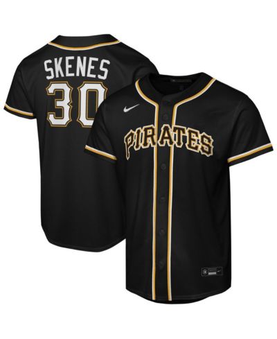 Nike Big Boys and Girls Paul Skenes Black Pittsburgh Pirates Fashion Replica Player Jersey