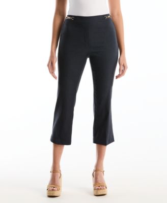 Rafaella Petite Horse Bit Pull-On Capri Pants